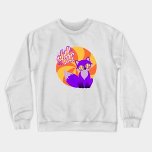 Groovy Kawaii Fox Crewneck Sweatshirt